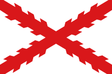 bandera cruz borgoña