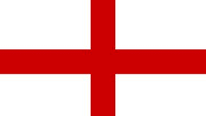 Banderas blancas con cruz roja